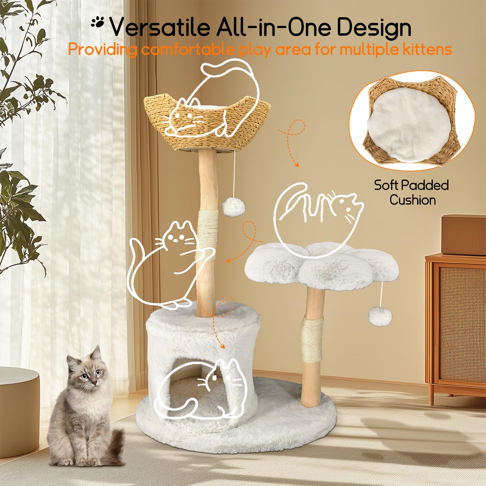 bingopaw-cat-climber-arbre-chat-120-cm-sisal image 5