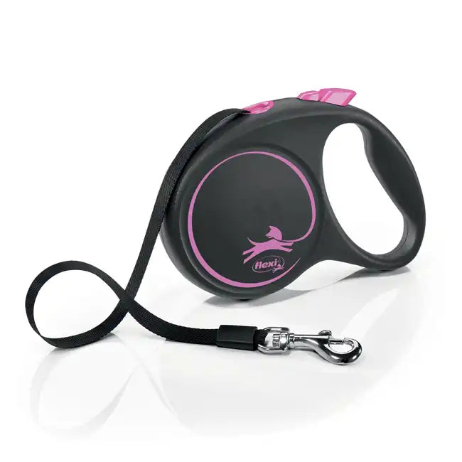 flexi-black-design-laisse-chien-enrouleur-sangle-5-m image 3