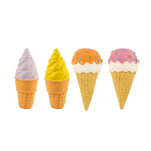 croci-jouet-chien-glace-caoutchouc-13-cm-couleurs image 1