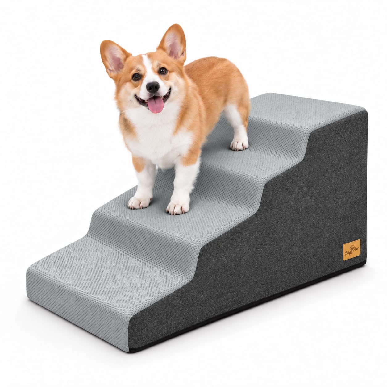 bingopaw-escalier-chien-4-marches-49-5-cm-mousse image 1