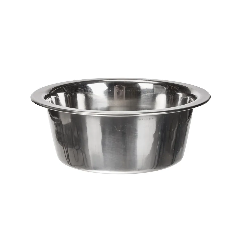 croci-dos-gamelle-chien-chat-inox-240-ml-anti-rayure image 1