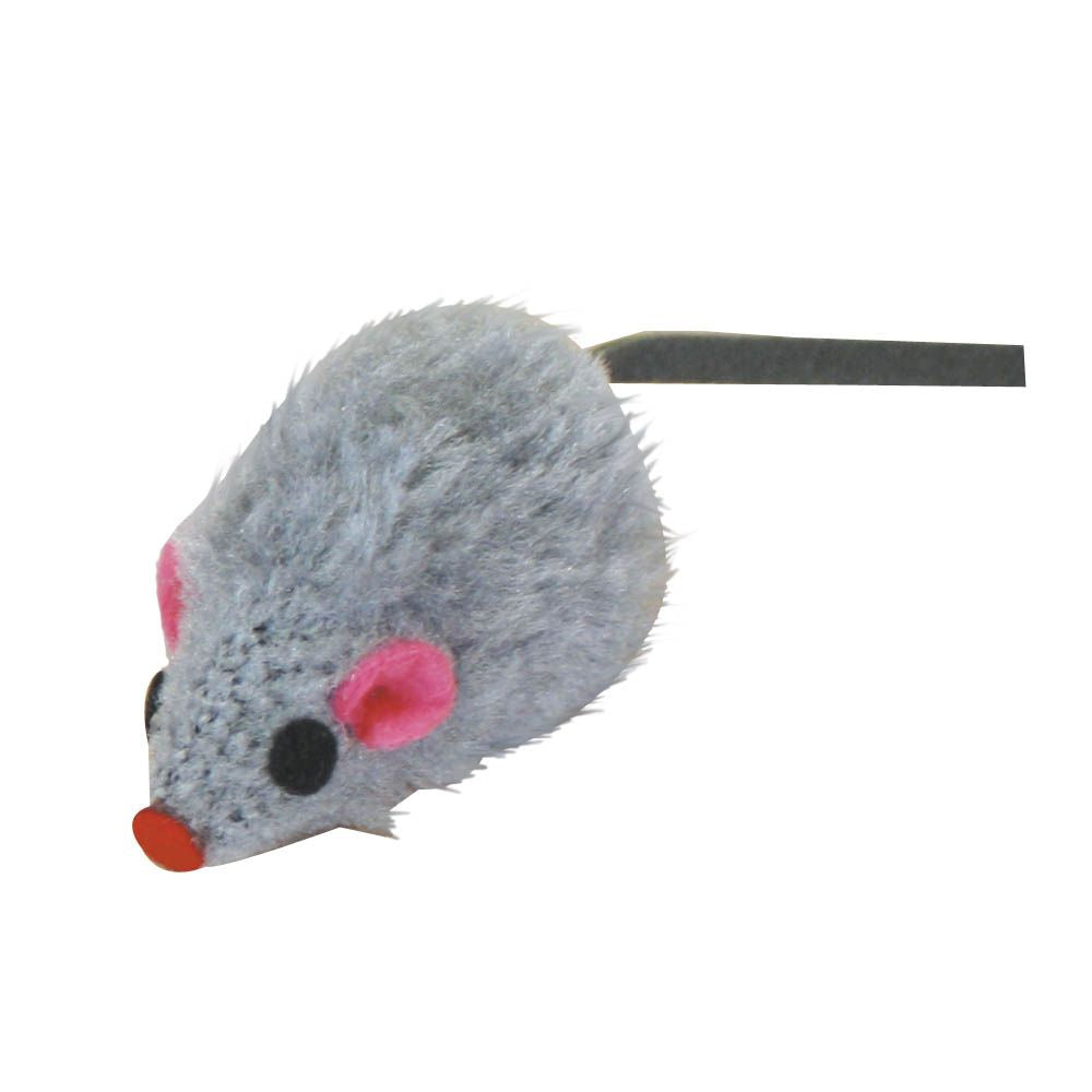 croci-souris-jouet-chat-fourrure-douce-5-cm-couleurs-assorties image 2