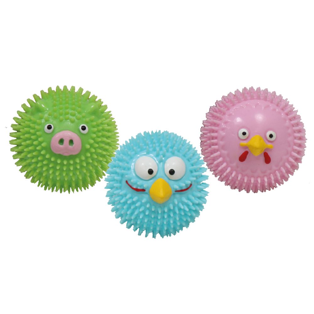 croci-funny-faces-balle-chien-tpr-6-5-cm-rapporter image 1