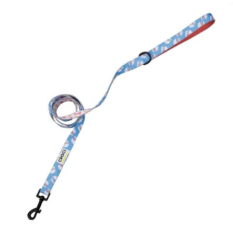 croci-fantasia-foodie-laisse-chien-hamburger-bleu-150-cm image 1