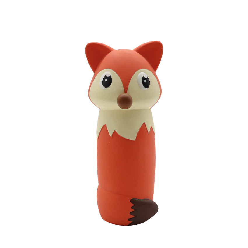 croci-jouet-chien-latex-renard-25-cm-sonore-bouteille image 2