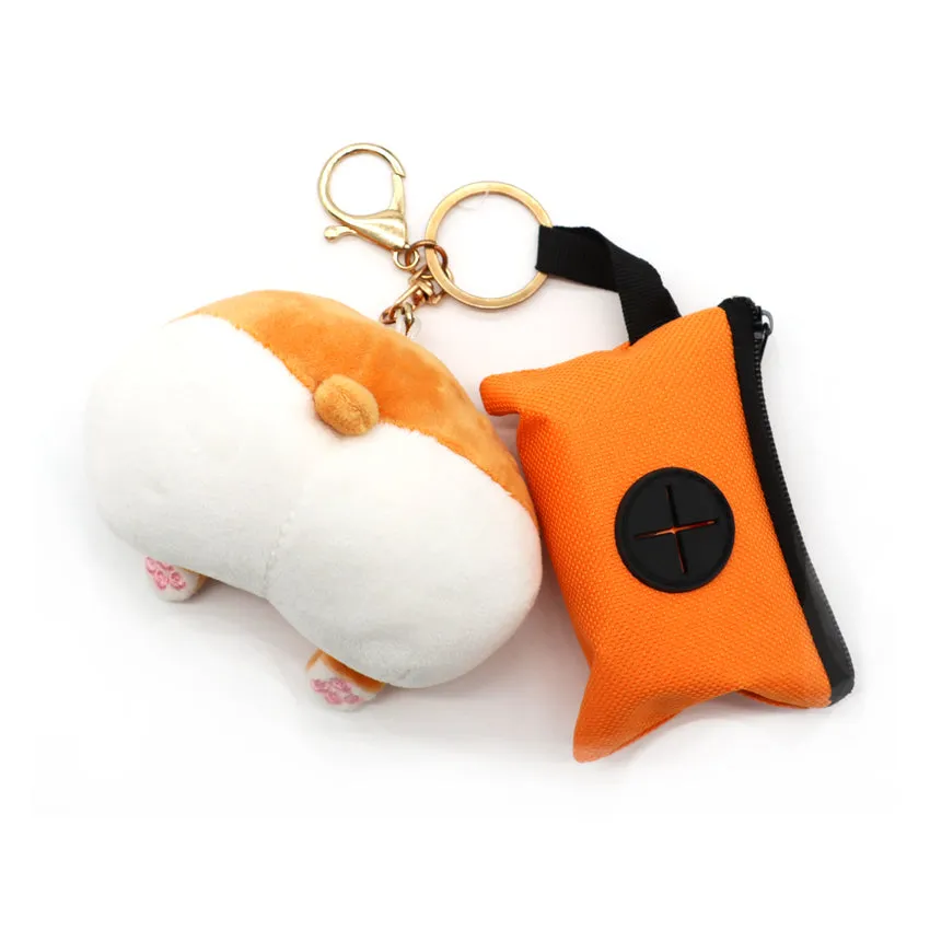 croci-corgi-s-butt-porte-sacs-chien-porte-cl-s-10-cm-peluche image 1