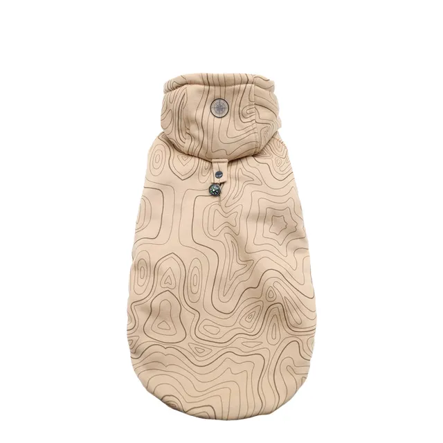 croci-treasure-map-sweat-chien-capuche-40-cm image 1