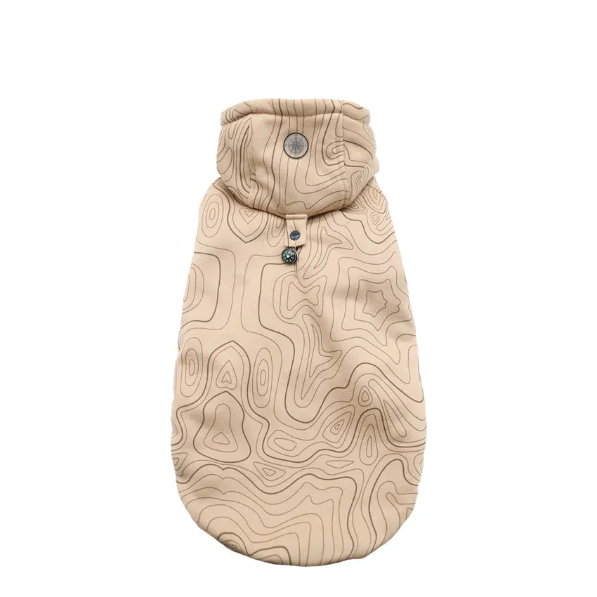 croci-treasure-map-sweat-chien-capuche-40-cm image 1