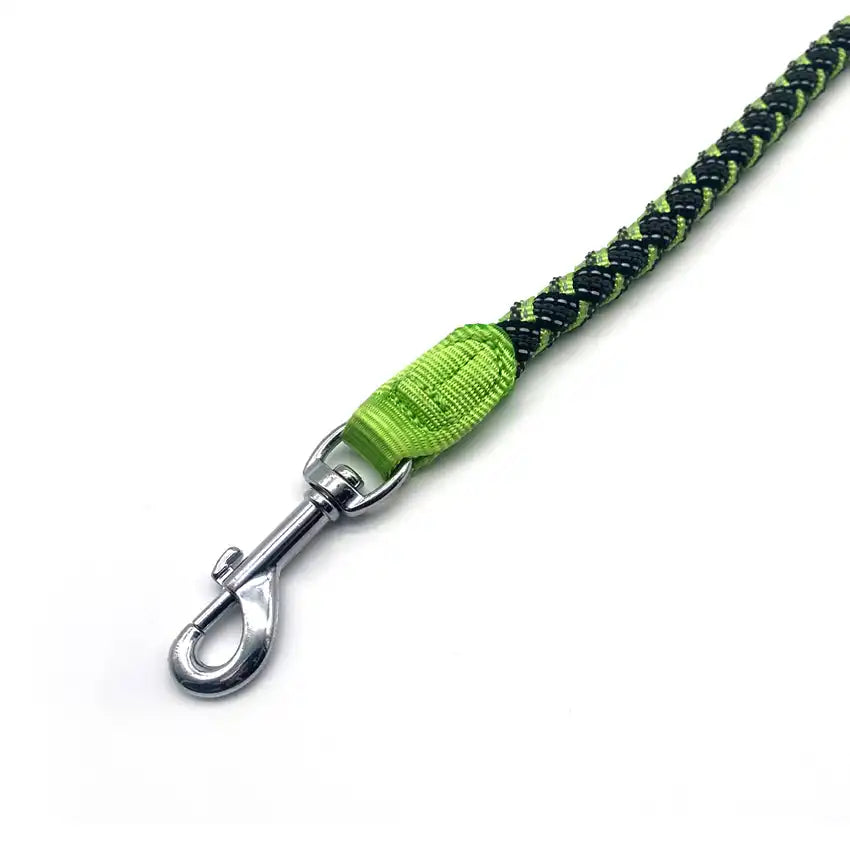 croci-hiking-endurance-laisse-chien-nylon-120-cm-vert-orange image 2