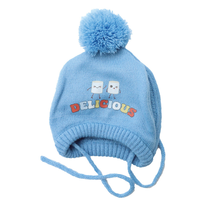 croci-delicious-bonnet-chien-pompon-bleu-taille-s image 3