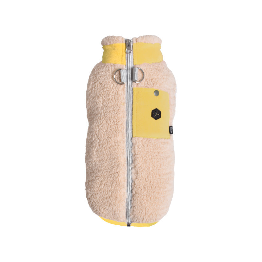 croci-parka-sherpa-manteau-chien-bleu-xs-26-cm-chaud image 3