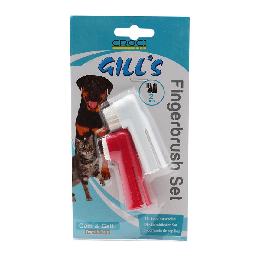 croci-gill-s-brosse-dents-doigt-chien-lot-2 image 1