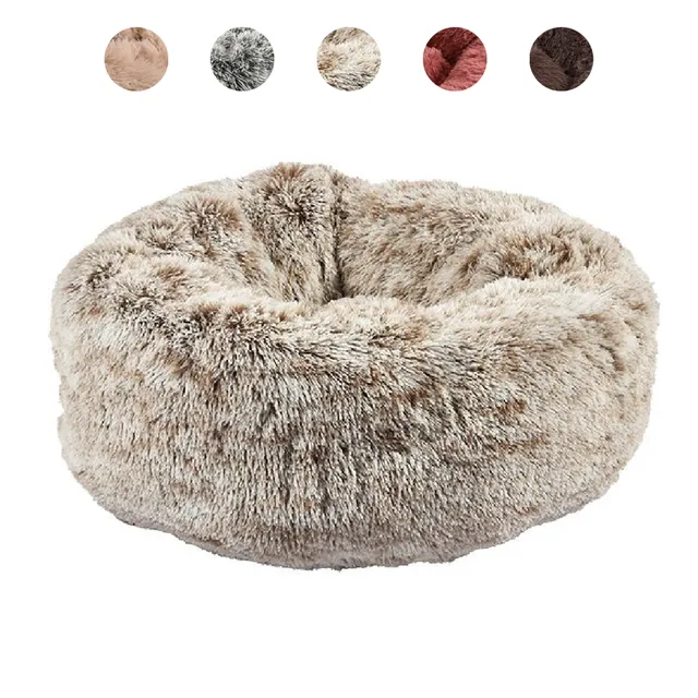 croci-bobby-poilu-panier-chien-gris-70x25-cm image 1