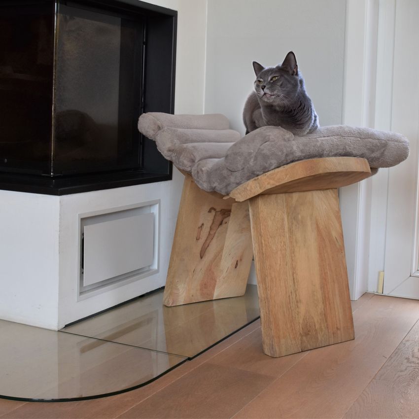 croci-bobby-feather-matelas-chien-chat-beige-50x35x6-cm image 5