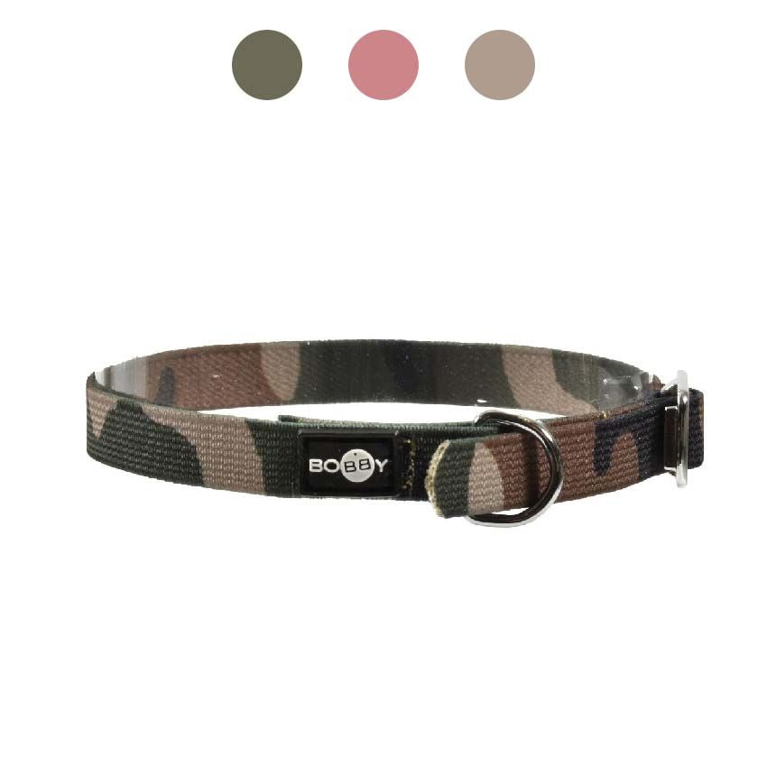 croci-bobby-collier-chat-nylon-camouflage-gris-30-cm image 1