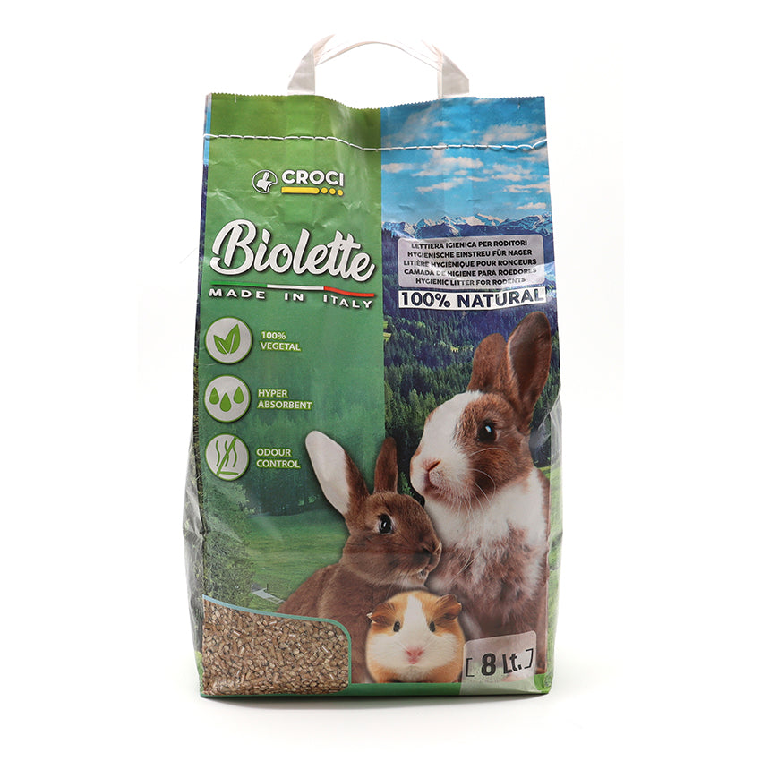 croci-biolette-liti-re-v-g-tale-lapin-rongeur-8-litres image 1
