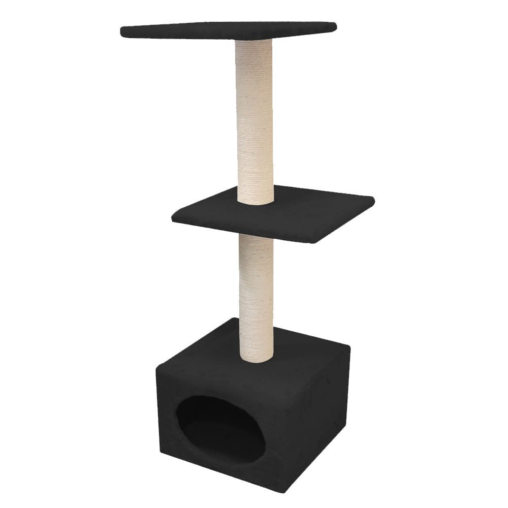 croci-monaco-arbre-chat-beige-35x35x103-cm-avec-griffoir image 6