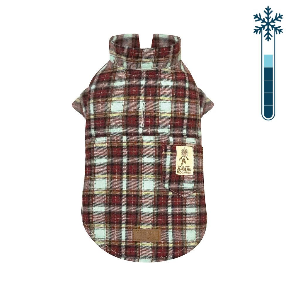 croci-bohemian-pull-chien-polaire-tartan-35-cm image 1