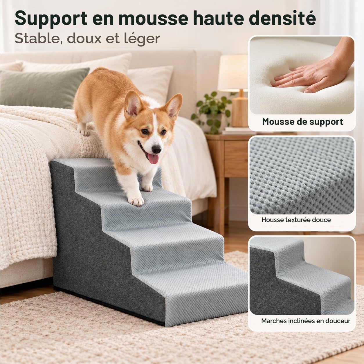 bingopaw-escalier-chien-4-marches-49-5-cm-mousse image 4