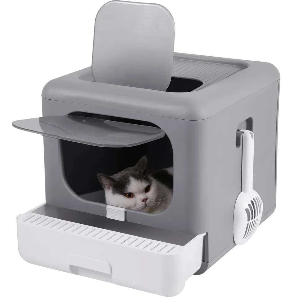 bingopaw-liti-re-chat-ferm-e-43x40-5cm-anti-odeur image 1