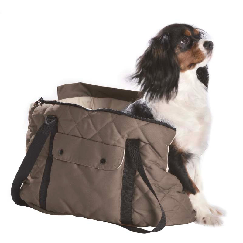 croci-bobby-promenade-sac-transport-chien-marron-50x32x30-cm image 6