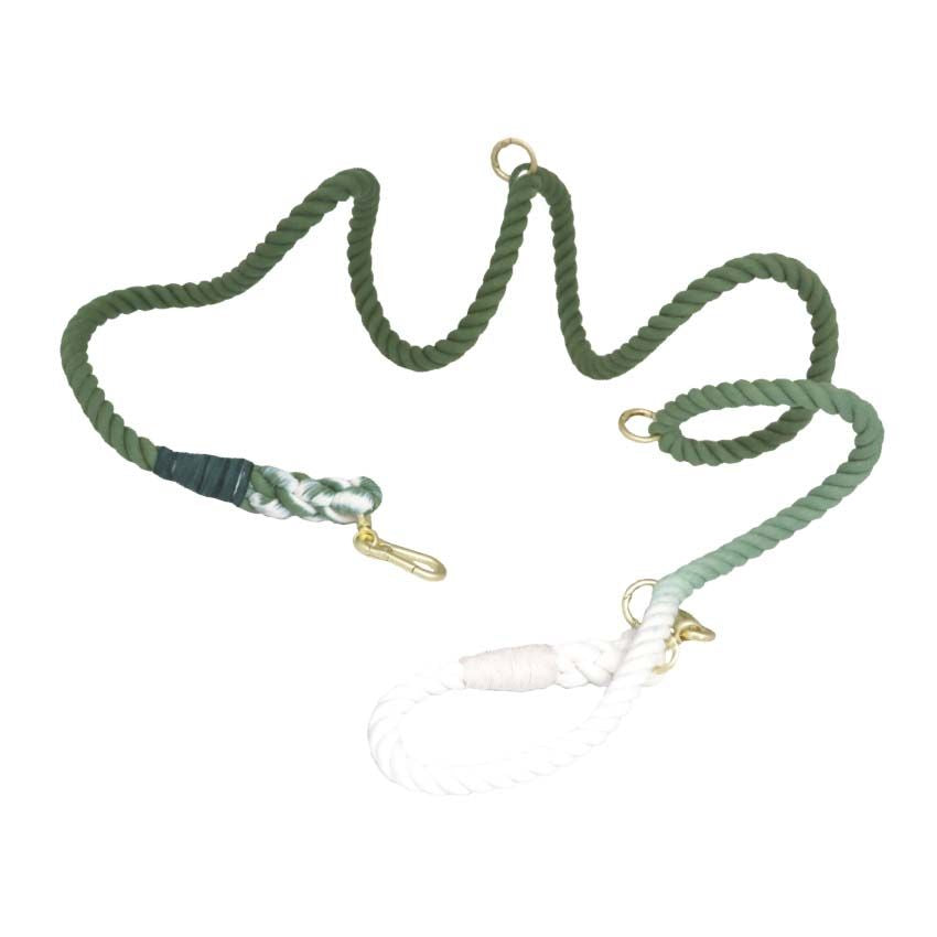 croci-sorbet-laisse-chien-corde-tress-e-verte-210-cm image 3