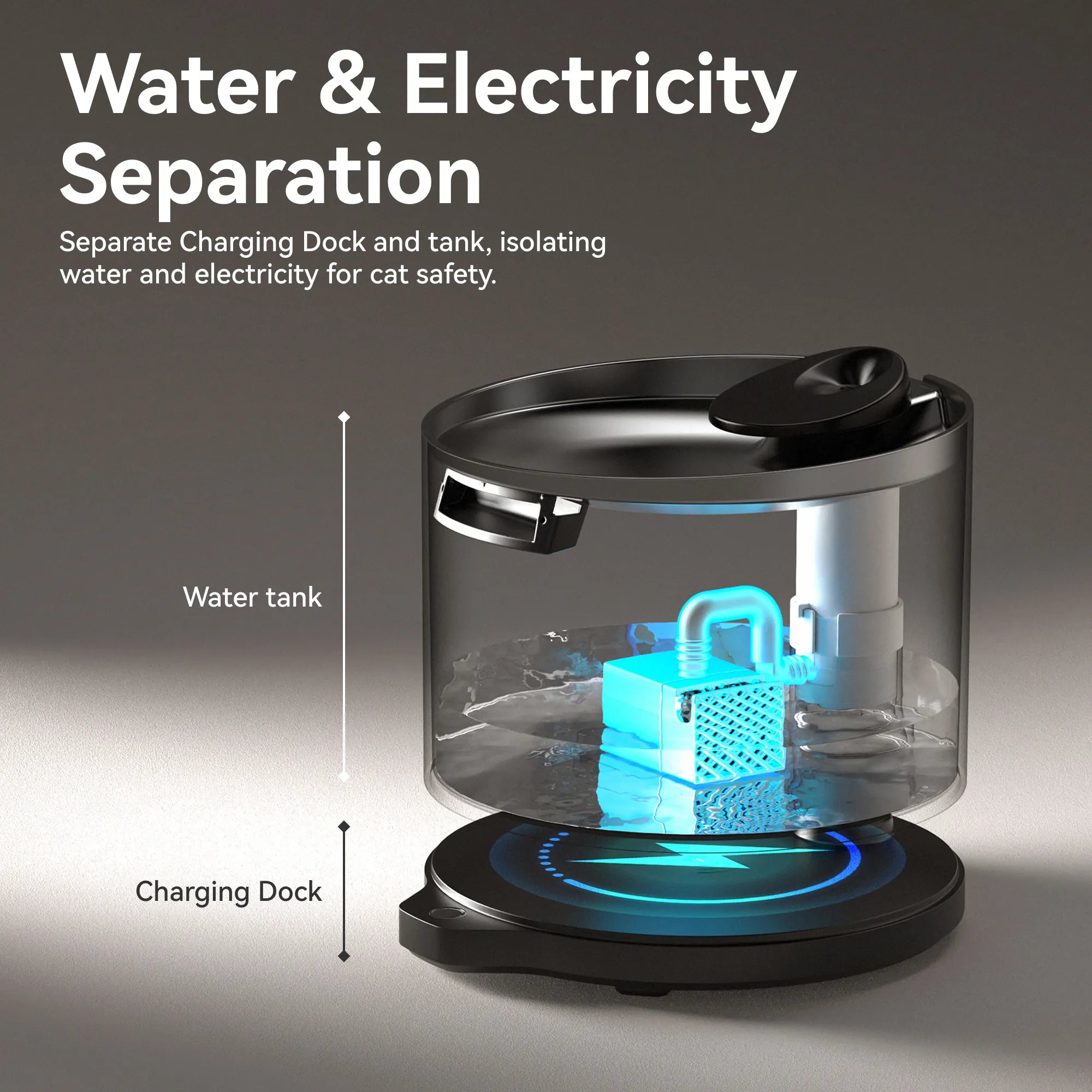 catlink-water-fountain-pure-2-lite-fontaine-chat-2600-ml-silencieuse image 4