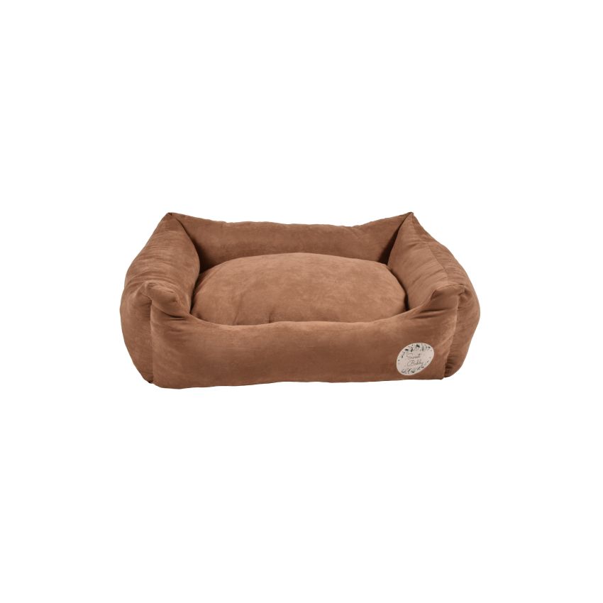 croci-bobby-douce-panier-chien-beige-m-coussin-lavable image 2