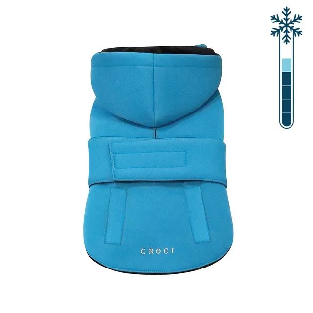 croci-daring-manteau-chien-imperm-able-n-opr-ne-40-cm-capuche image 1