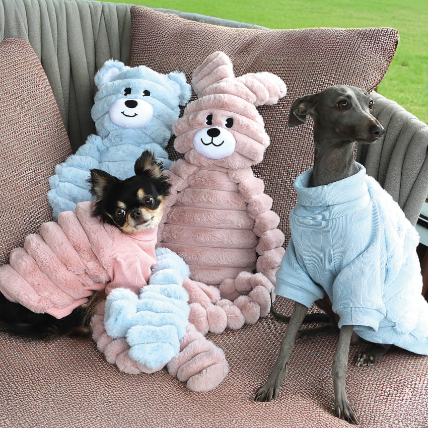 croci-cableblu-peluche-chien-80-cm-extra-douce image 2