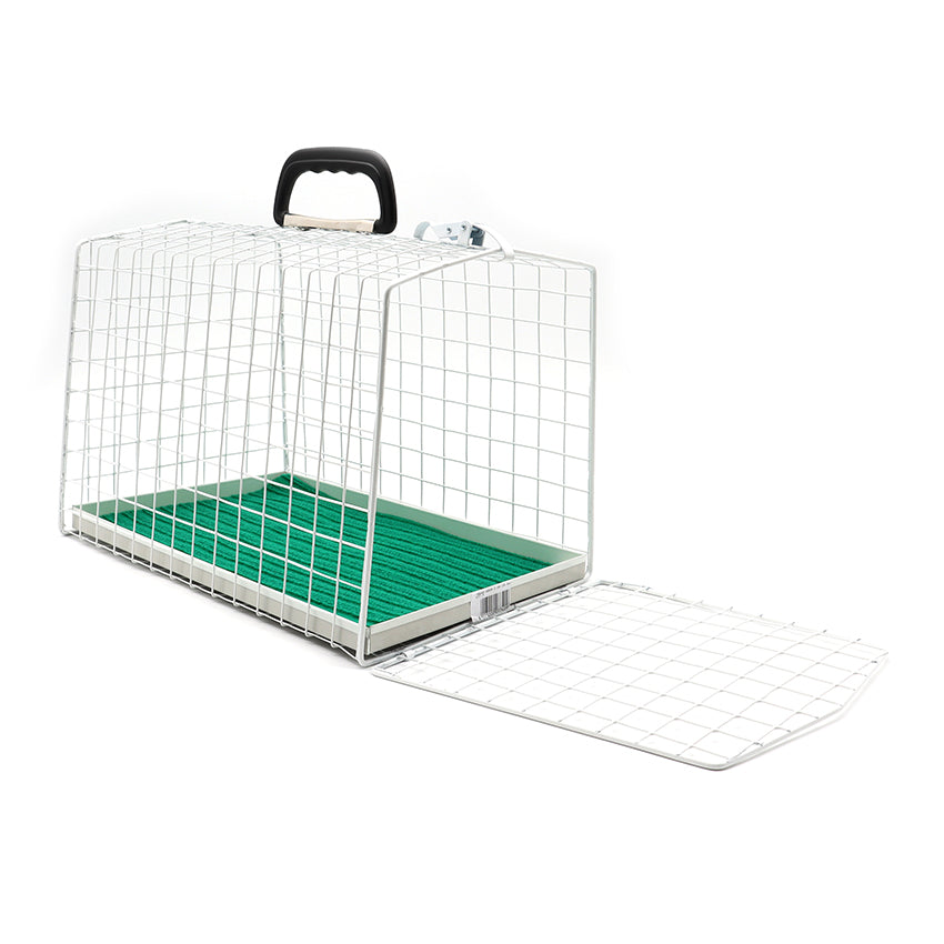 croci-cage-transport-m-tal-chat-chien-32-5x30x40-cm-verrou image 2