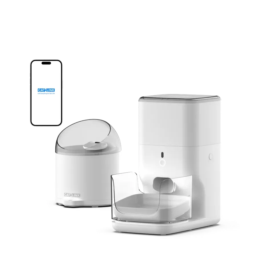 catlink-fresh-2-pure-2-set-distributeur-fontaine-eau-chat image 1
