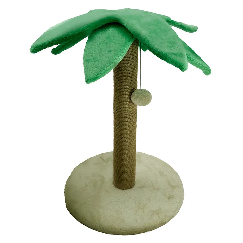 croci-scratching-posts-palmier-griffoir-chat-sisal-52-cm-balle image 1