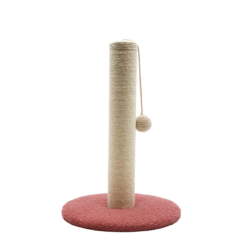 croci-pastel-griffoir-chat-sisal-balle-rose-42-cm image 3