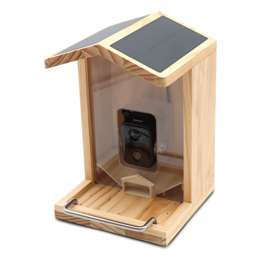 croci-smart-mangeoire-oiseaux-wifi-cam-ra-hd-bois-solaire image 3