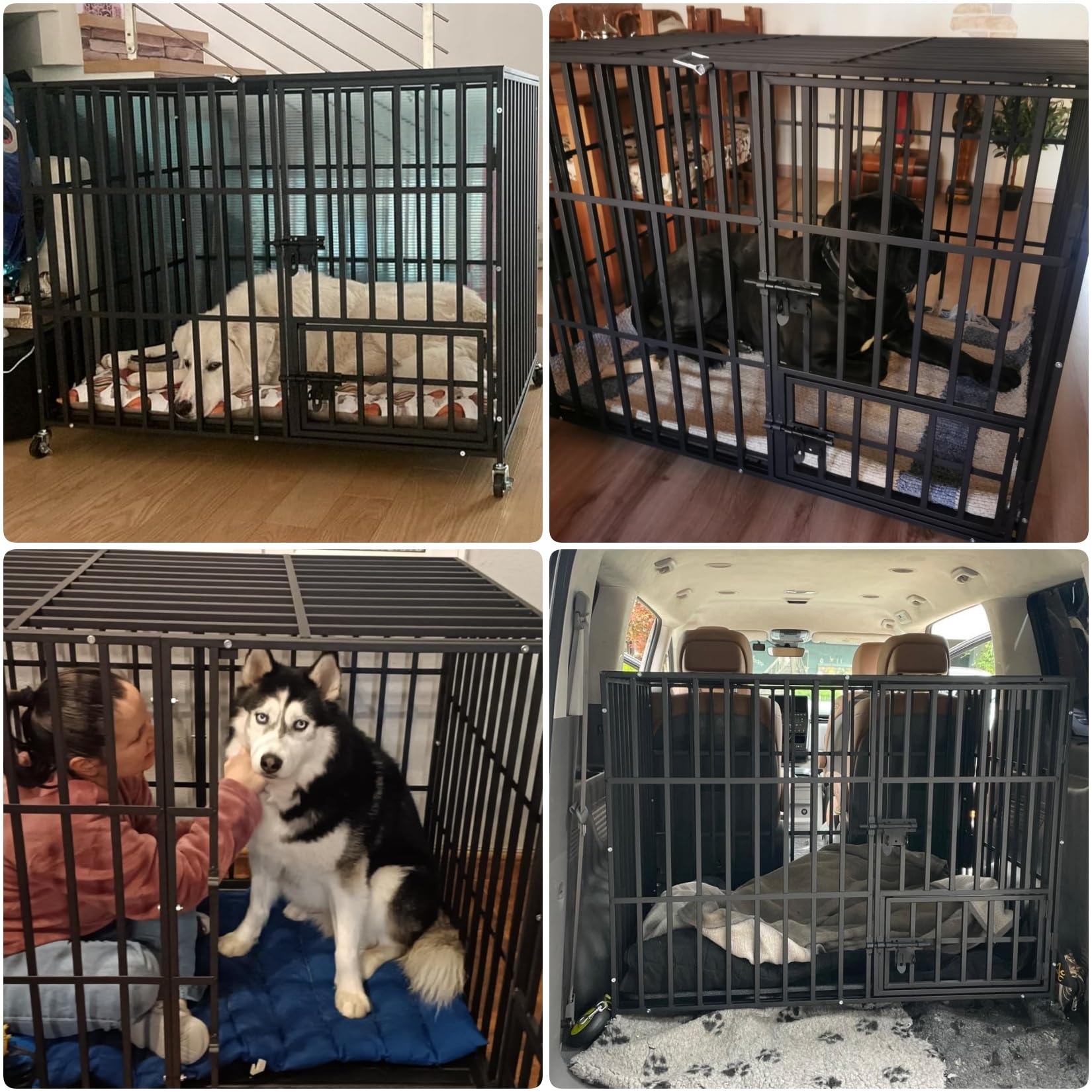 bingopaw-dog-crate-cage-chien-xxl-117cm-m-tal-roulettes image 3