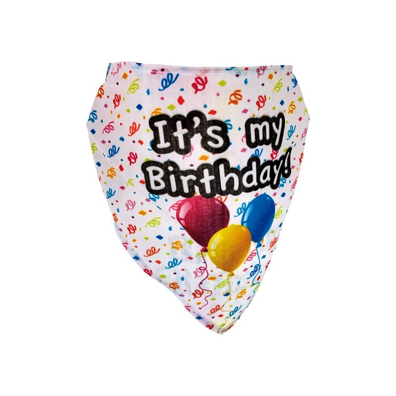 croci-pet-s-party-bandana-chien-anniversaire-s-m-38-cm-polyester image 1