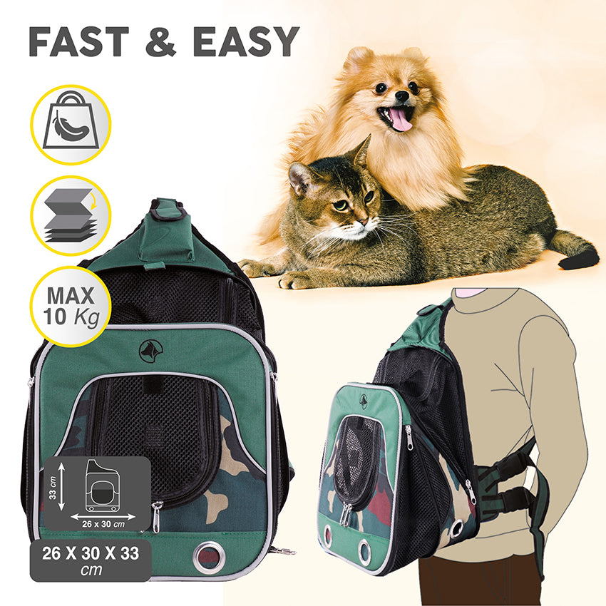 croci-fast-easy-sac-dos-transport-chien-chat-camouflage image 2