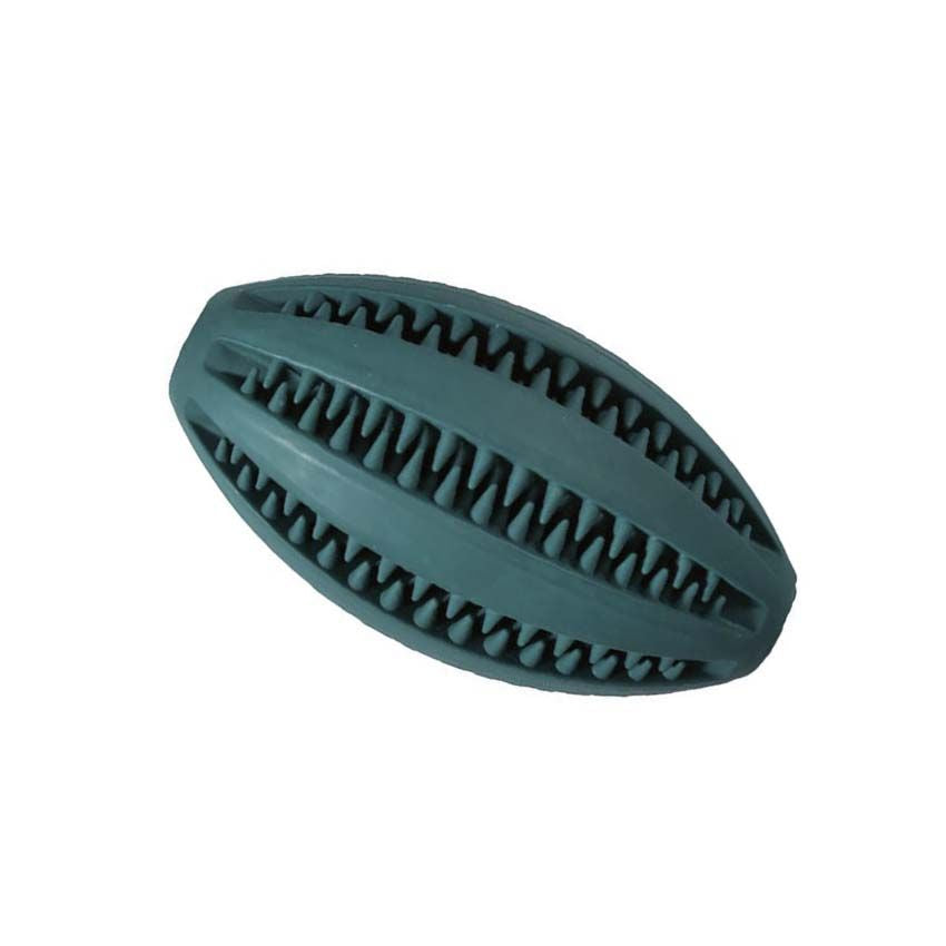 croci-bobby-balle-chien-caoutchouc-rugby-bleu-11-5-cm image 3