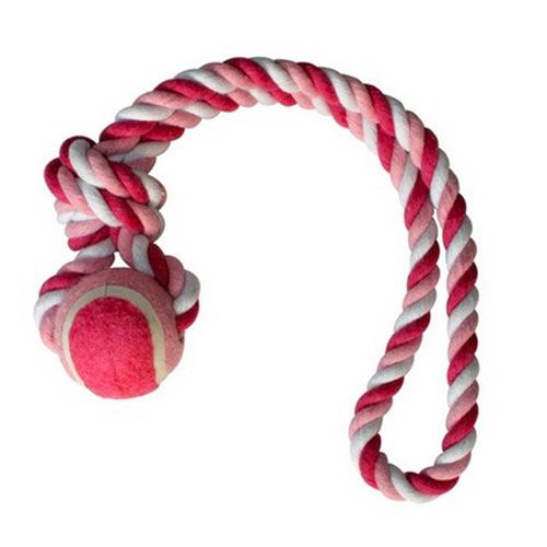 croci-cottonwood-single-knot-jouet-corde-chien-balle image 1
