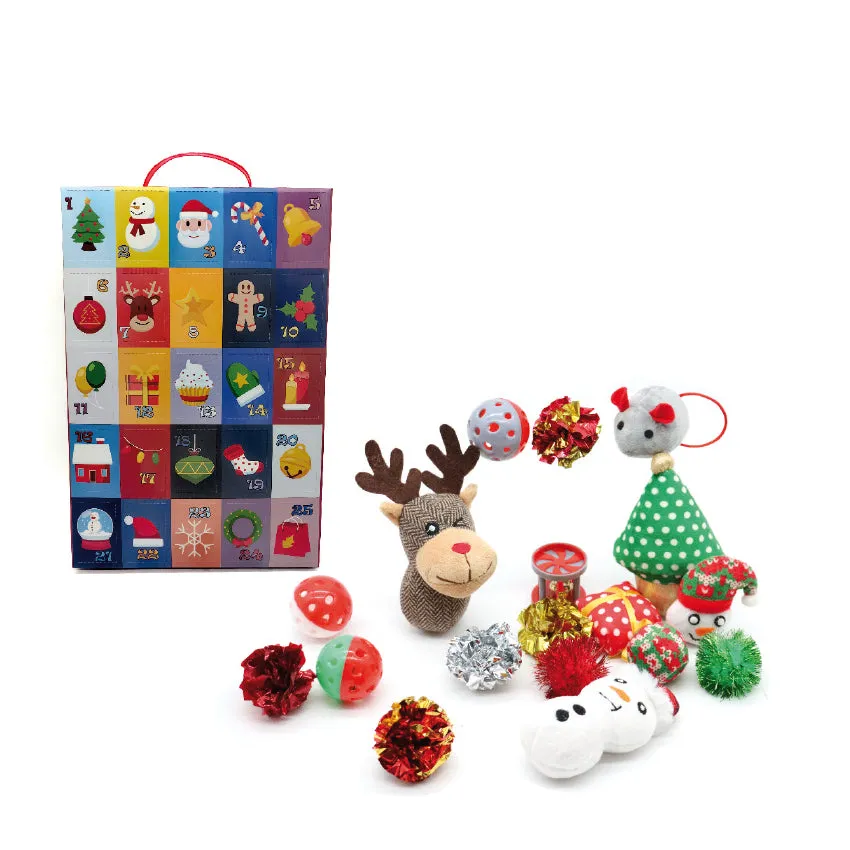 croci-calendrier-de-l-avent-25-jouets-pour-chat-no-l image 1