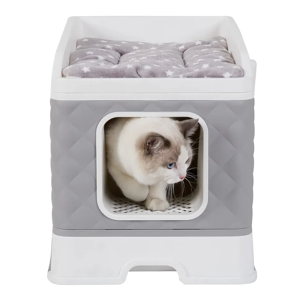 bingopaw-maison-toilette-chat-ferm-e-50x38cm-tiroir-pliable image 1