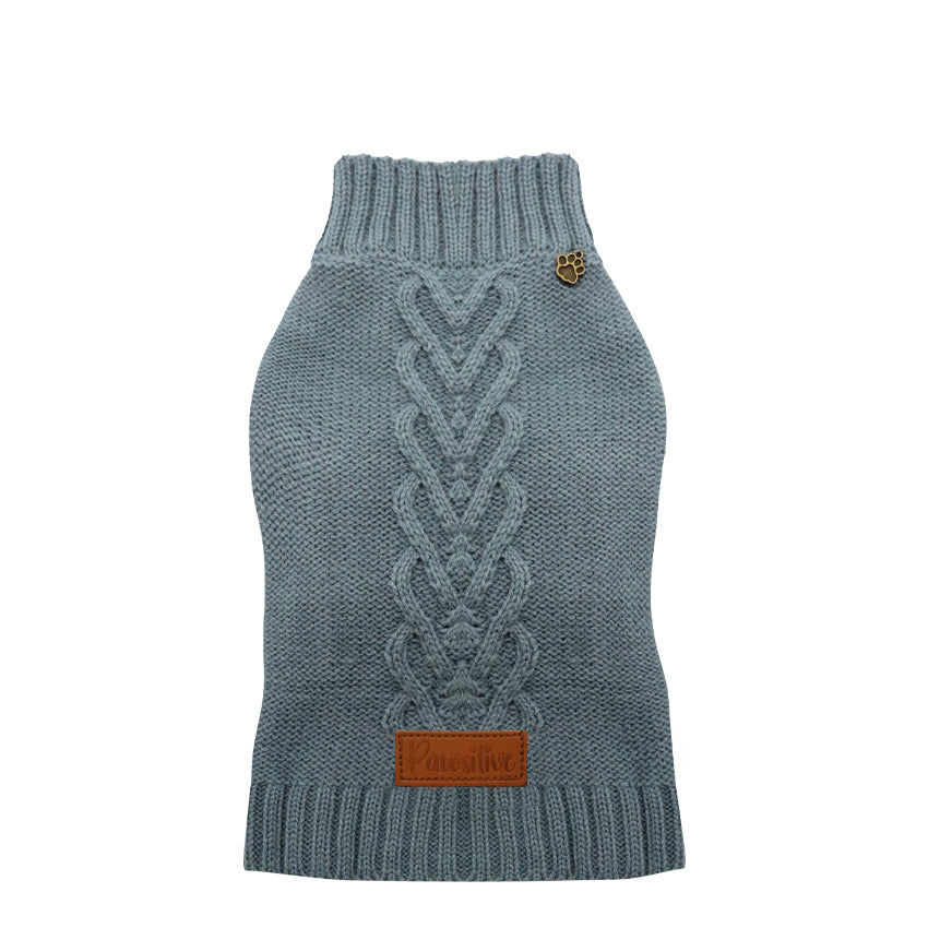 croci-celtic-pull-chien-col-roul-gris-motif-bijou-40-cm image 2