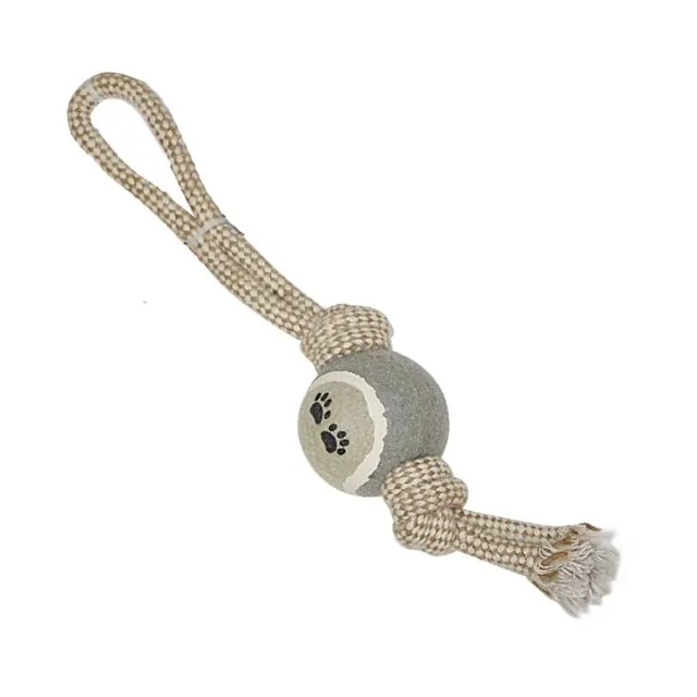 croci-cotonosso-jouet-chien-corde-coton-balle-tennis image 1