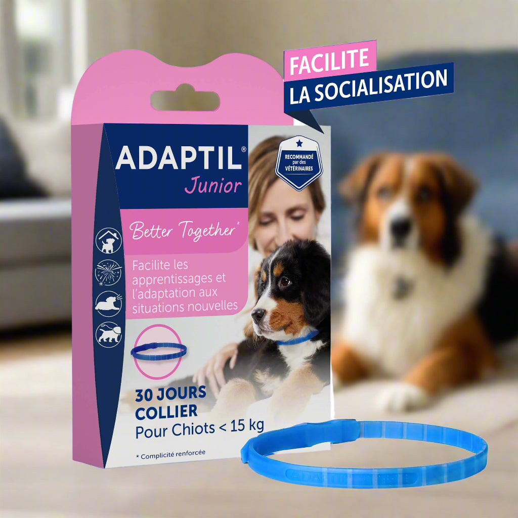 adaptil-junior-collier-apaisant-chiot-ajustable-30-jours image 1