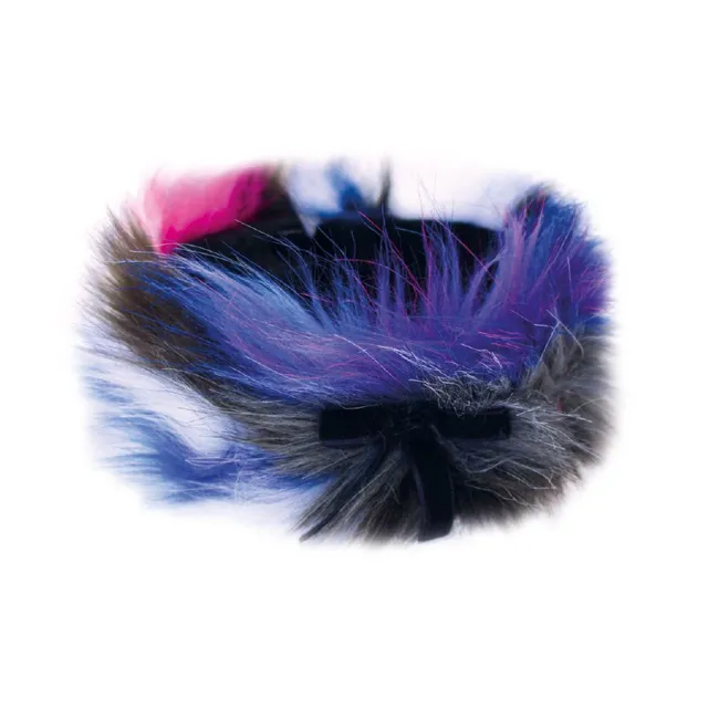 croci-bowie-collier-chien-fraise-peluche-30-cm-velours image 1