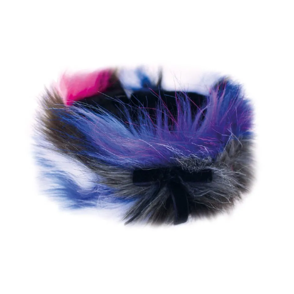 croci-bowie-collier-chien-fraise-peluche-30-cm-velours image 1