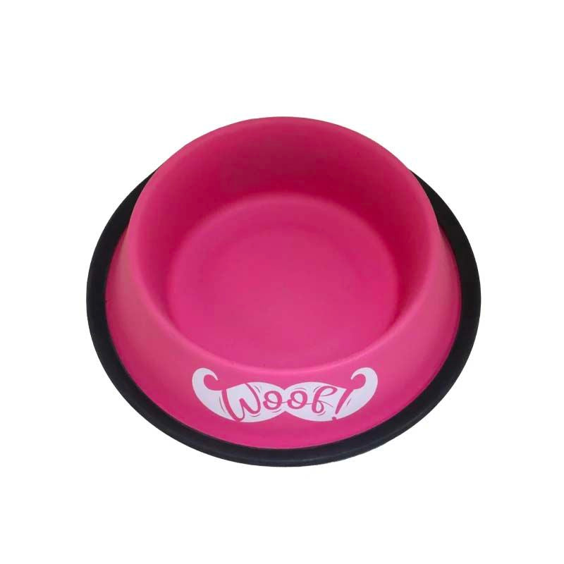 croci-new-color-gamelle-inox-chien-anthracite-470-ml image 3