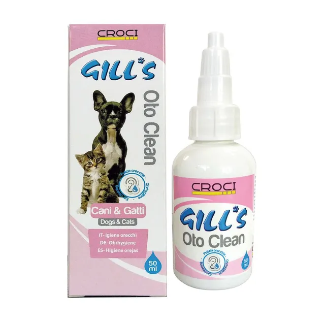 croci-gill-s-oto-clean-lotion-oreilles-chien-chat-50-ml image 1