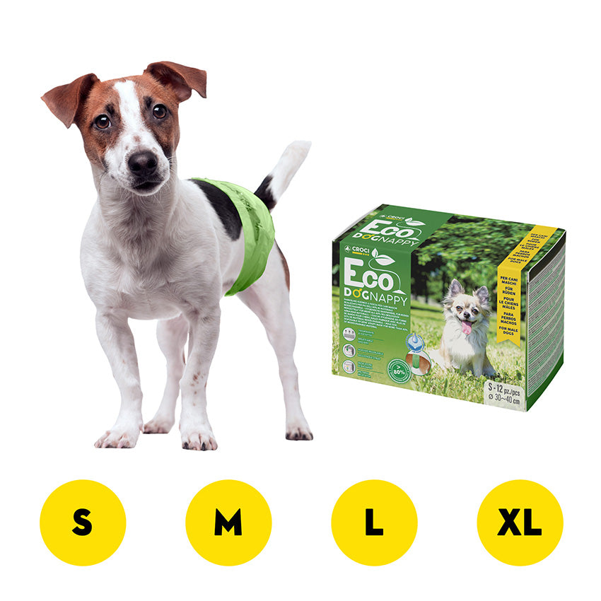 croci-care-and-hygiene-couche-chien-m-le-biod-gradable image 1
